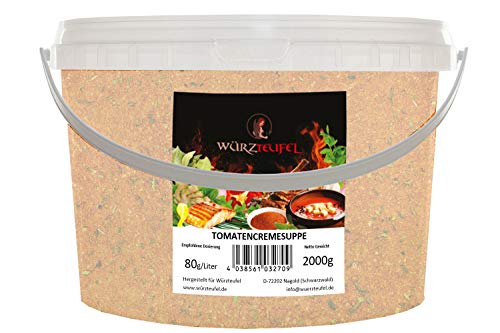 Tomatencremesuppe, aromatische Instant - Tomatensuppe nach italienischer Art. PE - Eimer 2,0 KG von Yubaoly