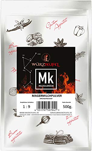 Vollmilchpulver, Vollmilch – Pulver von Schwarzwaldhof Trockenmilch - Pulver in Spitzenqualität, Sprühgetrocknet. Beutel 500g. von Yubaoly