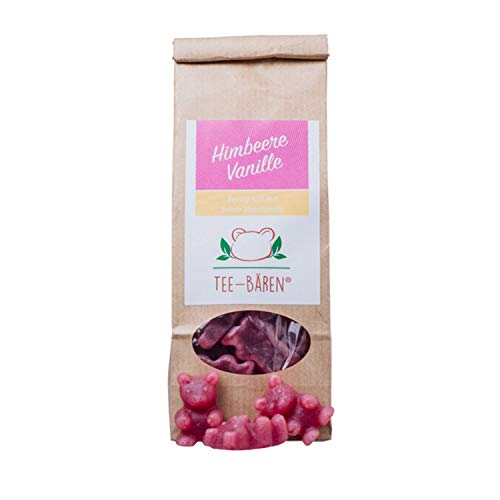 Tee-Bären® Fruchtgummi zur Herstellung eines Heißgetränks (Himbeere Vanille, 100 g) von Einhorn Tee