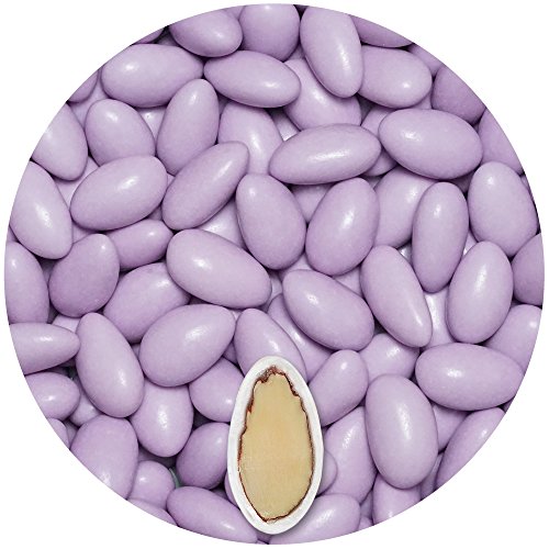 EinsSein 0,5kg Hochzeitsmandeln Colorato flieder glanz Mandeln Hochzeit Zuckermandeln Bonboniere Confetti Badem sekeri Gastgeschenk Zucker Mandeln Taufmandeln von EinsSein