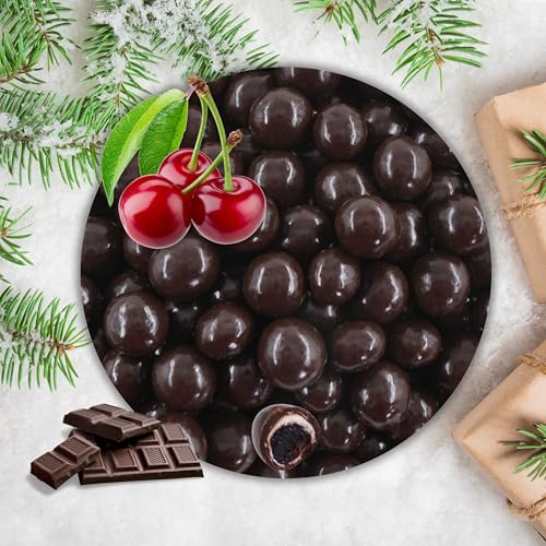 EinsSein 0,4kg Schokokirschen | kandierte Sauerkirschen mit Zartbitterschokolade | Altervative für gefriergetrocknete Sauerkirschen mit Zartbitter Schokolade und mega lecker | schokolierte Kirschen von EinsSein