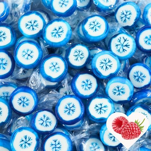 EinsSein 0,5kg Bonbons Weihnachten Schneeflocken blau-weiss | 500g handgemachte Rocks Bonbons - mini Kleinigkeiten für Adventskalender - Geschenk Nikolaus, Wichtelgeschenk - Alternative für Schoko EinsSein 0,5kg Bonbons Weihnachten Schneeflocken blau-weiss | 500g handgemachte Rocks Bonbons - mini Kleinigkeiten für Adventskalender - Geschenk Nikolaus, Wichtelgeschenk - Alternative für Schoko von EinsSein