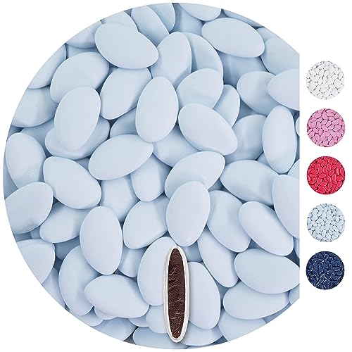 EinsSein 0,5kg Schokodragees hellblau matt Gastgeschenke Hochzeit, Taufe, Kommunion, Konfirmation perfekt als Alternative für Schokolinsen, Hochzeitsmandeln, Zuckermandeln, Nikah Sekeri - auch für EinsSein 0,5kg Schokodragees hellblau matt Gastgeschenke Hochzeit, Taufe, Kommunion, Konfirmation perfekt als Alternative für Schokolinsen, Hochzeitsmandeln, Zuckermandeln, Nikah Sekeri - auch für von EinsSein
