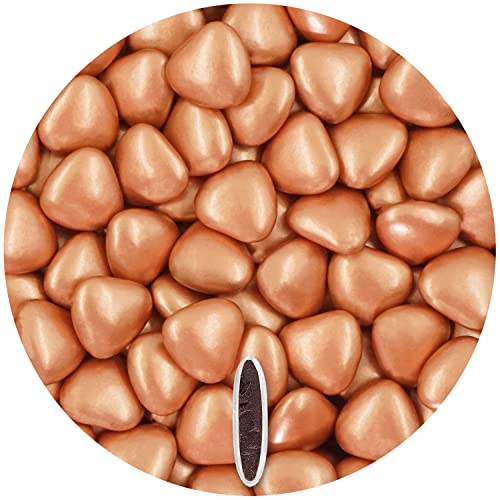 EinsSein 0,5kg Schokoherzen Dragees medium bronze-gold pearl Gastgeschenke Hochzeit, Taufe, Kommunion, Kindergeburtstag | Schokodragees, Dragees in Herzform bzw. Schokolinsen als Ersatz für EinsSein 0,5kg Schokoherzen Dragees medium bronze-gold pearl Gastgeschenke Hochzeit, Taufe, Kommunion, Kindergeburtstag | Schokodragees, Dragees in Herzform bzw. Schokolinsen als Ersatz für von EinsSein