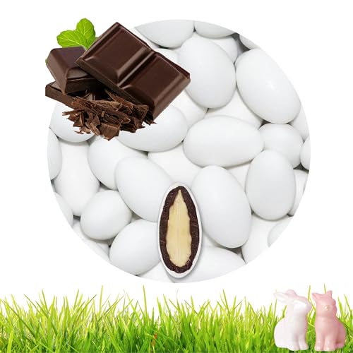 EinsSein 0,5kg Schokoladeneier Osterei Schoko weiss | Schokoladeneier für Kinder Erwachsene | Schokoei Ei für Ostern | Leckere Ostersüßigkeiten Süßigkeiten von EinsSein