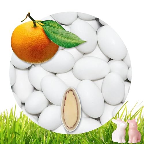 EinsSein 0,5kg Schokoladeneier Osterei Schoko Orange weiss | Schokoladeneier für Kinder Erwachsene | Schokoei Ei für Ostern | Leckere Ostersüßigkeiten Süßigkeiten von EinsSein