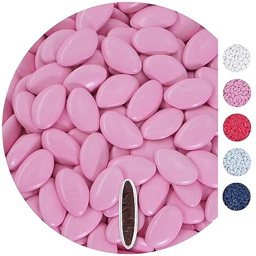 EinsSein 0,5kg Schokodragees rosa glanz Gastgeschenke Hochzeit, Taufe, Kommunion, Konfirmation perfekt als Alternative für Schokolinsen, Hochzeitsmandeln, Zuckermandeln, Nikah Sekeri - auch für EinsSein 0,5kg Schokodragees rosa glanz Gastgeschenke Hochzeit, Taufe, Kommunion, Konfirmation perfekt als Alternative für Schokolinsen, Hochzeitsmandeln, Zuckermandeln, Nikah Sekeri - auch für von EinsSein