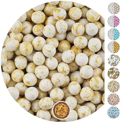 EinsSein 0,7kg Crispy Schokoperlen Mix large weiss-gold splashed | Gastgeschenke Hochzeit, Taufe, Kommunion, Konfirmation Weihnachten perfekt für Reagenzgläser | Alternative für Schokolinsen, EinsSein 0,7kg Crispy Schokoperlen Mix large weiss-gold splashed | Gastgeschenke Hochzeit, Taufe, Kommunion, Konfirmation Weihnachten perfekt für Reagenzgläser | Alternative für Schokolinsen, von EinsSein