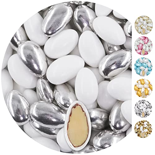 EinsSein 1kg Hochzeitsmandeln Conchiglia Mix weiss-silber metalic matt Mandeln Hochzeit Zuckermandeln Bonboniere Confetti Badem sekeri Gastgeschenk Zucker Mandeln Taufmandeln Candy Bar Süssigkeiten EinsSein 1kg Hochzeitsmandeln Conchiglia Mix weiss-silber metalic matt Mandeln Hochzeit Zuckermandeln Bonboniere Confetti Badem sekeri Gastgeschenk Zucker Mandeln Taufmandeln Candy Bar Süssigkeiten von EinsSein
