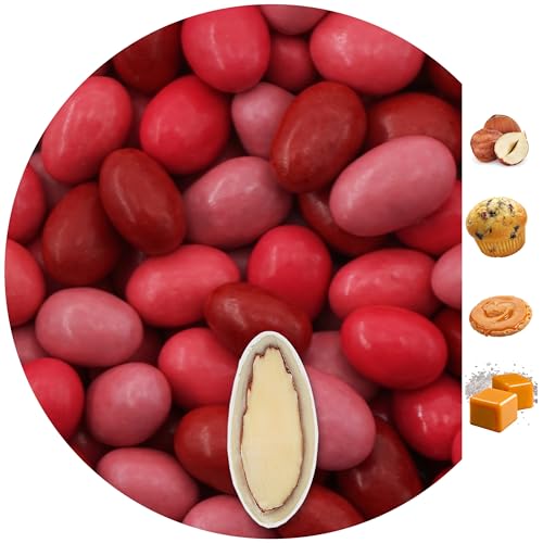 EinsSein 1kg Schokomandeln Geschmacksmix rot glanz | rote Mandeln Schoko Taufmandeln | perfekte Gastgeschenke für die Hochzeit, Taufe, Kommunion, Candybar, Sweet Table | Confetti EinsSein 1kg Schokomandeln Geschmacksmix rot glanz | rote Mandeln Schoko Taufmandeln | perfekte Gastgeschenke für die Hochzeit, Taufe, Kommunion, Candybar, Sweet Table | Confetti von EinsSein