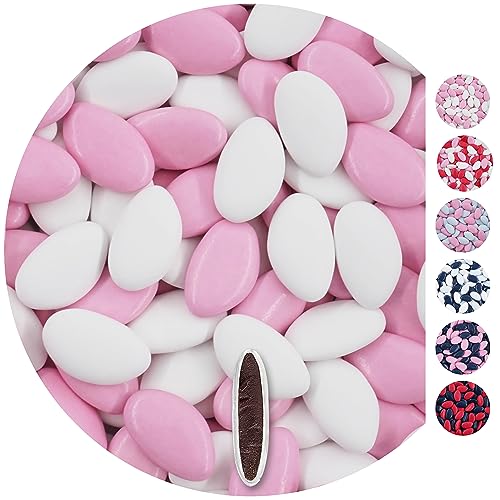 EinsSein 1kg Schokolinsen Mix weiss-rosa Gastgeschenke Hochzeit, Taufe, Kommunion, Konfirmation perfekt als Alternative für Schokodragees, Hochzeitsmandeln, Zuckermandeln, Nikah Sekeri - auch für EinsSein 1kg Schokolinsen Mix weiss-rosa Gastgeschenke Hochzeit, Taufe, Kommunion, Konfirmation perfekt als Alternative für Schokodragees, Hochzeitsmandeln, Zuckermandeln, Nikah Sekeri - auch für von EinsSein