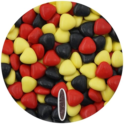 EinsSein 1kg Schokoherzen Dragees Mix Deutschland gelb-rot-schwarz glanz | EM 2024 Süßigkeiten Fußball Kindergeburtstag, Party| essbare Deko Fanartikel für die Fußball EM in der Deutschland Flagge | EinsSein 1kg Schokoherzen Dragees Mix Deutschland gelb-rot-schwarz glanz | EM 2024 Süßigkeiten Fußball Kindergeburtstag, Party| essbare Deko Fanartikel für die Fußball EM in der Deutschland Flagge | von EinsSein