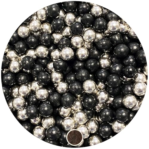 EinsSein 1kg Schokokugeln Mix mini schwarz-silber metallic 1 cm | Gastgeschenke Hochzeit, Taufe, Kommunion, Konfirmation perfekt für Reagenzgläser | Alternative für Schokolinsen, Hochzeitsmandeln, EinsSein 1kg Schokokugeln Mix mini schwarz-silber metallic 1 cm | Gastgeschenke Hochzeit, Taufe, Kommunion, Konfirmation perfekt für Reagenzgläser | Alternative für Schokolinsen, Hochzeitsmandeln, von EinsSein
