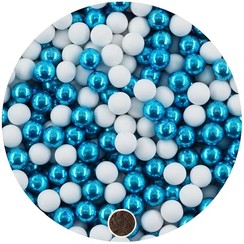 EinsSein 1kg Schokokugeln Mix mini weiss-blau metallic 1 cm | Gastgeschenke Hochzeit, Taufe, Kommunion, Konfirmation perfekt für Reagenzgläser | Alternative für Schokolinsen, Hochzeitsmandeln, EinsSein 1kg Schokokugeln Mix mini weiss-blau metallic 1 cm | Gastgeschenke Hochzeit, Taufe, Kommunion, Konfirmation perfekt für Reagenzgläser | Alternative für Schokolinsen, Hochzeitsmandeln, von EinsSein