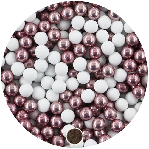 EinsSein 1kg Schokokugeln Mix mini weiss-rosa metallic 1 cm | Gastgeschenke Hochzeit, Taufe, Kommunion, Konfirmation perfekt für Reagenzgläser | Alternative für Schokolinsen, Hochzeitsmandeln, EinsSein 1kg Schokokugeln Mix mini weiss-rosa metallic 1 cm | Gastgeschenke Hochzeit, Taufe, Kommunion, Konfirmation perfekt für Reagenzgläser | Alternative für Schokolinsen, Hochzeitsmandeln, von EinsSein