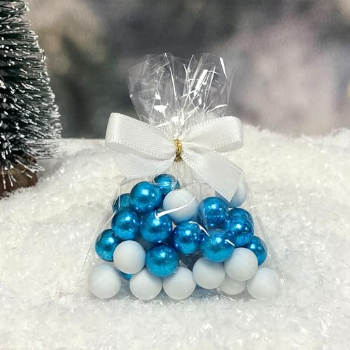 EinsSein 5 Stück kleine Gastgeschenke Weihnachten mit Schokokugeln weiss-blau | Geschenke Christmas Advent für Freundin, Mitarbeiter, Kunden, Lehrerin | Dankeschön Idee für Weihnachten EinsSein 5 Stück kleine Gastgeschenke Weihnachten mit Schokokugeln weiss-blau | Geschenke Christmas Advent für Freundin, Mitarbeiter, Kunden, Lehrerin | Dankeschön Idee für Weihnachten von EinsSein