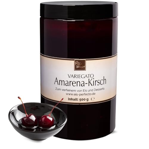 Amarena-Kirsch Variegato zum marmorieren für selbstgemachtes leckeres Milcheis │ MEGA GESCHMACK│ Auch super lecker in Desserts und Torten uvm. │ Inhalt 500 g von Eis Perfecto