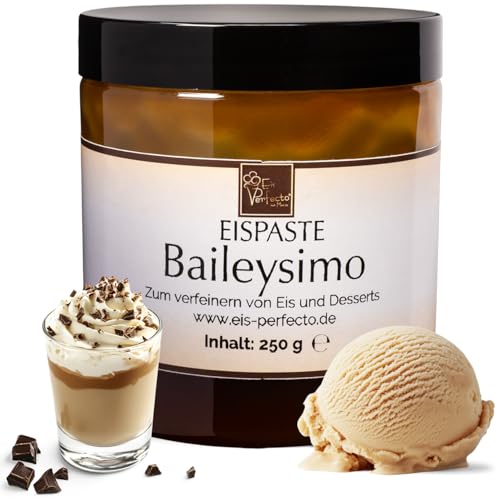 Baileysimo Eispaste │ MEGA GESCHMACK │ Pimpe deine Eis, Desserts, Getränke, Tortencremes uvm. mit einem kulinarischen Geschmackshighlight auf│ Inhalt 250 g von Eis Perfecto