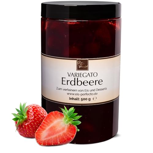 Erdbeer-Variegato zum marmorieren für selbstgemachtes leckeres Milcheis │ MEGA GESCHMACK│ Auch super lecker in Desserts und Torten uvm. │ Inhalt 500 g Erdbeer-Variegato zum marmorieren für selbstgemachtes leckeres Milcheis │ MEGA GESCHMACK│ Auch super lecker in Desserts und Torten uvm. │ Inhalt 500 g von Eis Perfecto