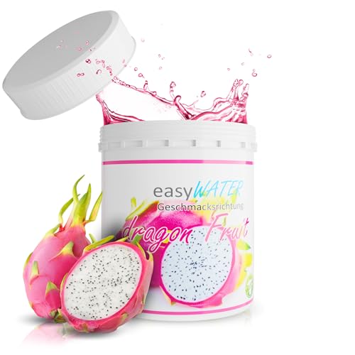 Getränkepulver Zuckerfrei - Geschmack für Wasser ohne Kalorien│ Wasser mit Geschmack Drachenfrucht - Wasserzusatz Geschmack ohne Zucker - 50 Portionen von Eis Perfecto