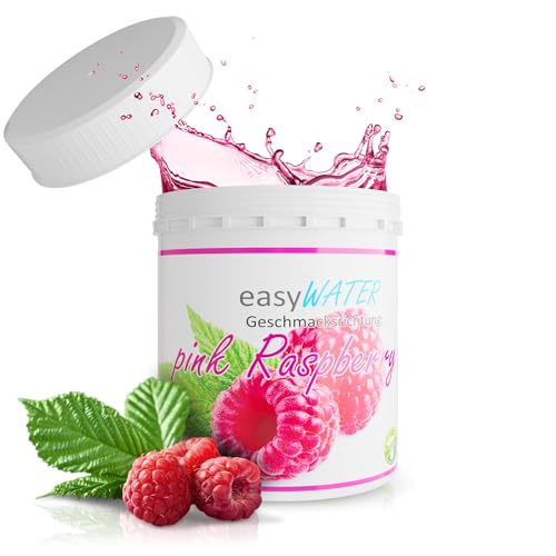 Getränkepulver Zuckerfrei - Geschmack für Wasser ohne Kalorien│ Wasser mit Geschmack Himbeere - Wasserzusatz Geschmack ohne Zucker - 50 Portionen von Eis Perfecto