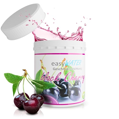Getränkepulver Zuckerfrei - Geschmack für Wasser ohne Kalorien│ Wasser mit Geschmack Kirsche Cherry - Wasserzusatz Geschmack ohne Zucker - 50 Portionen von Eis Perfecto