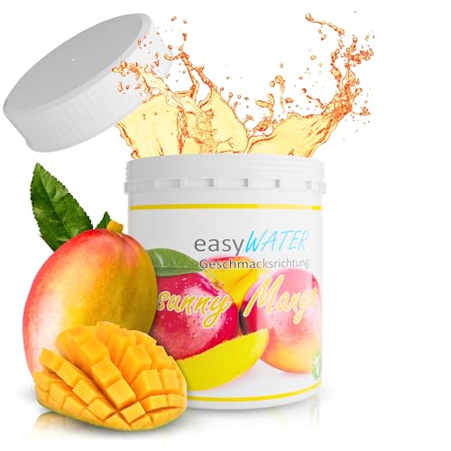 Getränkepulver Zuckerfrei - Geschmack für Wasser ohne Kalorien│ Wasser mit Geschmack Mango - Wasserzusatz Geschmack ohne Zucker - 25 Portionen von Eis Perfecto