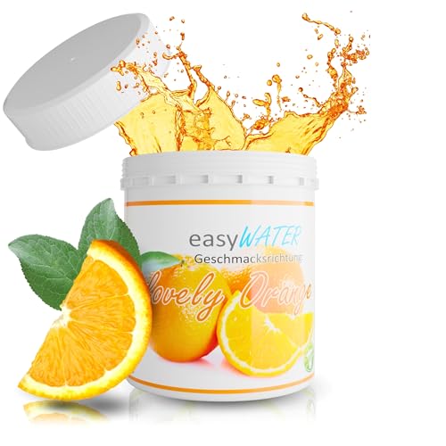 Getränkepulver Zuckerfrei - Geschmack für Wasser ohne Kalorien│ Wasser mit Geschmack Orange - Wasserzusatz Geschmack ohne Zucker - 25 Portionen von Eis Perfecto