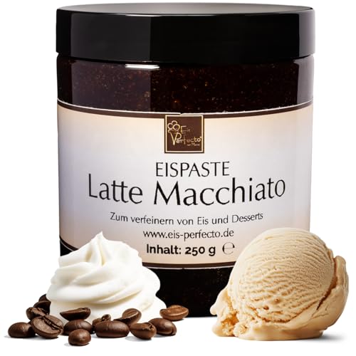 Latte Macchiato-Eispaste für köstliches aromatisches Eis » Auch zum Verfeinern von leckeren Desserts, Getränke, Pralinen Torten und vielem mehr » Inhalt 250 g Beige Latte Macchiato-Eispaste für köstliches aromatisches Eis » Auch zum Verfeinern von leckeren Desserts, Getränke, Pralinen Torten und vielem mehr » Inhalt 250 g Beige von Eis Perfecto