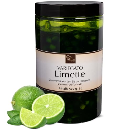 Limetten Variegato zum marmorieren für selbstgemachtes leckeres Milcheis │ MEGA GESCHMACK│ Auch super lecker in Desserts, Getränke und Torten uvm. │ Inhalt 500 g von Eis Perfecto