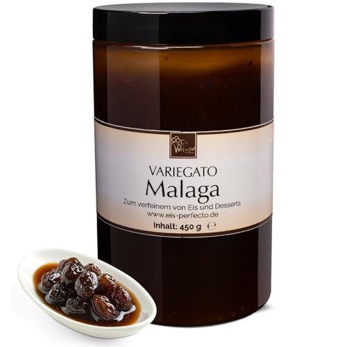 Malaga-Variegato zum marmorieren für selbstgemachtes leckeres Milcheis │ MEGA IM GESCHMACK│ Auch super lecker in Desserts und Torten uvm. │ Inhalt 450 g von Eis Perfecto