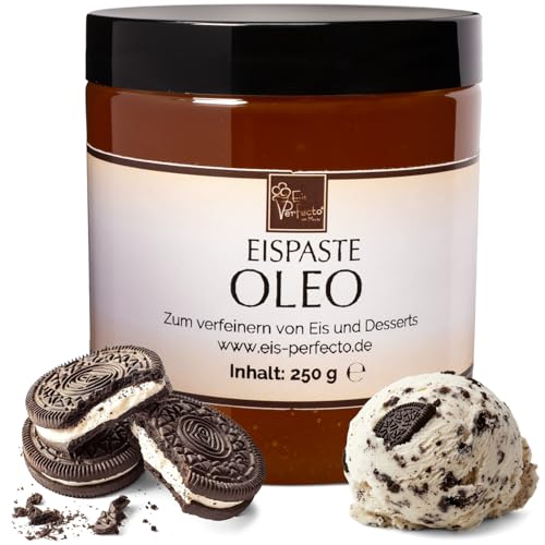 Oleo Eispaste für selbstgemachtes außergewöhnliches Eis │ MEGA GESCHMACK │ Pimpe deine Eis, Desserts, Getränke uvm mit einer extra Portion Geschmack auf│ Inhalt 250 g von Eis Perfecto