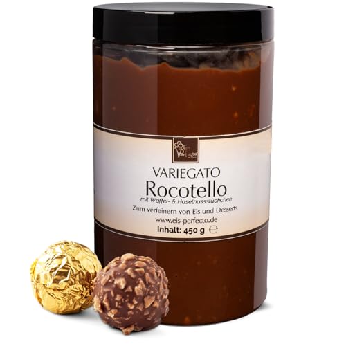 ROCOTELLO Variegato zum marmorieren für selbstgemachtes leckeres Milcheis │ MEGA GESCHMACK│ Auch super lecker in Desserts wie Joghurt, Pancake, Crepes uvm. │ Inhalt 450 g von Eis Perfecto