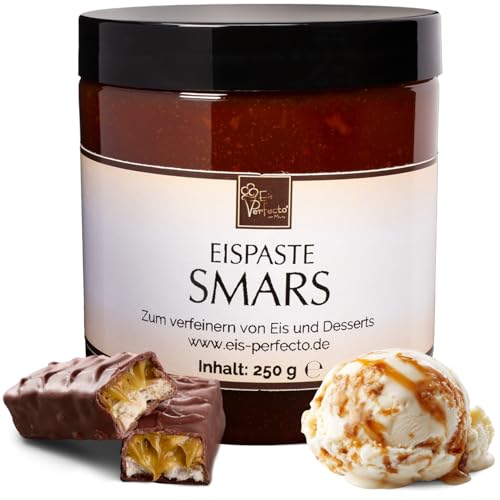 SMARS Eispaste │ Schokoladiger Genuss mit Karamell und Nougat │ MEGA GESCHMACK │ Verfeinere dein Eis, Desserts, Getränke uvm mit einer extra Portion Geschmack │ Inhalt 250 g SMARS Eispaste │ Schokoladiger Genuss mit Karamell und Nougat │ MEGA GESCHMACK │ Verfeinere dein Eis, Desserts, Getränke uvm mit einer extra Portion Geschmack │ Inhalt 250 g von Eis Perfecto