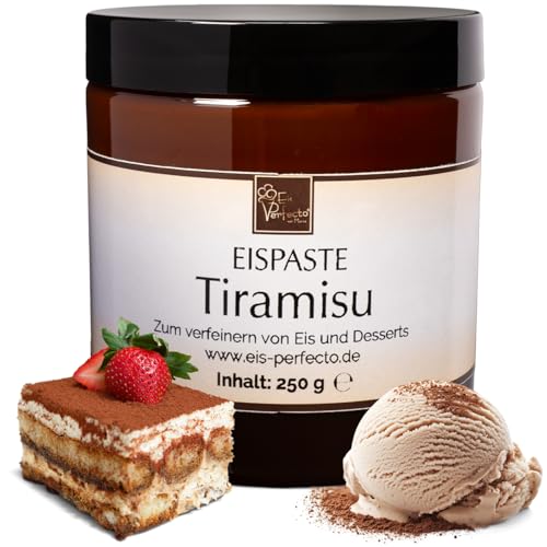 Tiramisu-Eispaste für köstliches Eis wie beim Italiener » Auch zum Verfeinern von leckeren Desserts, Getränke, Pralinen Torten und vielem mehr » Inhalt 250 g Tiramisu-Eispaste für köstliches Eis wie beim Italiener » Auch zum Verfeinern von leckeren Desserts, Getränke, Pralinen Torten und vielem mehr » Inhalt 250 g von Eis Perfecto