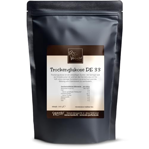 Trockenglucose der perfekte Schlüssel zur Herstellung für dein hausgemachtes Eis │ Vielseitig verwendbar auch bestens zum Kochen und Backen geeignet │ Inhalt: 1000 g Trockenglucose der perfekte Schlüssel zur Herstellung für dein hausgemachtes Eis │ Vielseitig verwendbar auch bestens zum Kochen und Backen geeignet │ Inhalt: 1000 g von Eis Perfecto