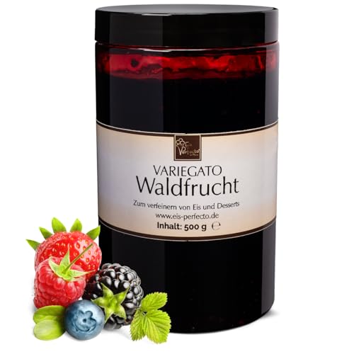 Waldfrucht Variegato zum marmorieren für selbstgemachtes leckeres Milcheis │ MEGA GESCHMACK│ Auch super lecker in Desserts und Torten uvm. │ Inhalt 500 g von Eis Perfecto