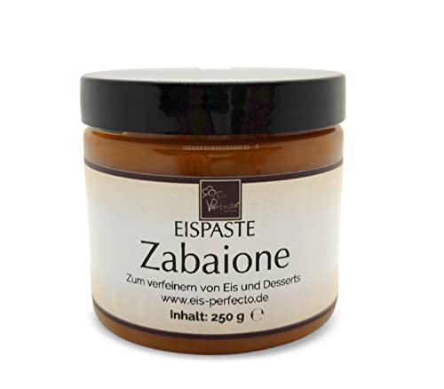 Zabaione-Eispaste für leckeres italienisches Zabaione Eis »Auch zum Verfeinern von leckerem Eis, Desserts, Getränke, Pralinen Torten und vielem mehr » Inhalt 250 g von Eis Perfecto