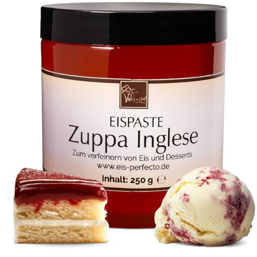 Zuppa-Inglese-Eispaste für fruchtiges aromatisches Eis » Auch zum Verfeinern von leckeren Desserts, Pralinen Torten und vielem mehr » » » Inhalt 250 g von Eis Perfecto