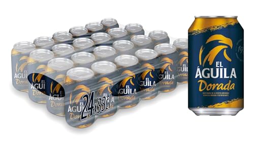 El Aguila 1900 Lager Bier (Pack 36 Dosen x 330ml) bier geschenk, biere der welt, bier set, budweiser bier, geschenk set, geschenke für männer, höhle der löwen produkte von El Aguila