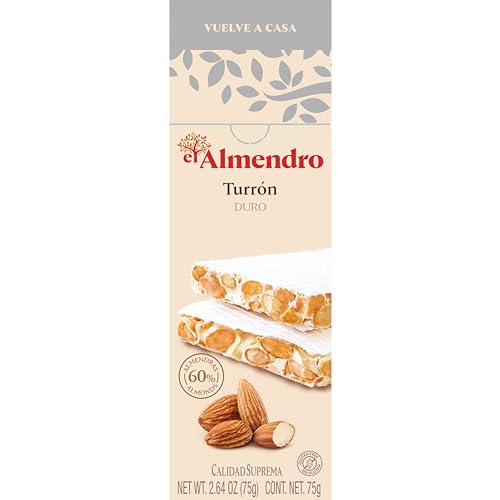 El Almendro Turrón Duro, 75 g (1er Pack) von El Almendro