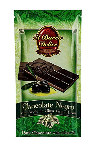 Dunkle Schokolade mit Olivenöl - El Barco Delice (100 g) von El Barco Delice