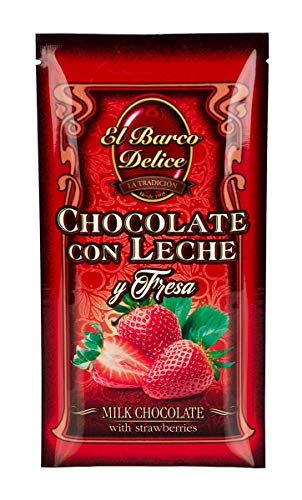 Milchschokolade mit Erdbeere - El Barco Delice (100 g) von El Barco Delice