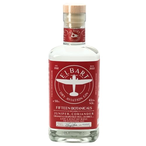 El Bart | Dry Aviation Gin | Authentischer, unverfälschter Gin mit Zitrusnoten | Purer Genuss | Perfekter Allrounder für Kenner, Genießer & Einsteiger | In der Sammlerflasche | 43,5% VOL, 500ml El Bart | Dry Aviation Gin | Authentischer, unverfälschter Gin mit Zitrusnoten | Purer Genuss | Perfekter Allrounder für Kenner, Genießer & Einsteiger | In der Sammlerflasche | 43,5% VOL, 500ml von El Bart