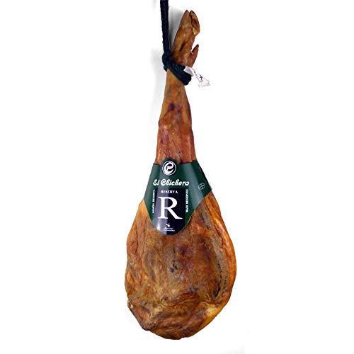 Serrano-Schinken Bein GRAN RESERVA | 16 Monate gereift | ca 8,5kg | ganze Keule mit Huf aus Spanien Serrano-Schinken Bein GRAN RESERVA | 16 Monate gereift | ca 8,5kg | ganze Keule mit Huf aus Spanien von El Chichero SL