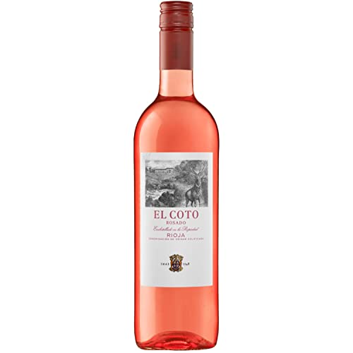 El Coto Rioja Tempranillo DOCa Rosado Roséwein Wein Trocken Spanien I Visando Paket (1 x 0,75l) von El Coto