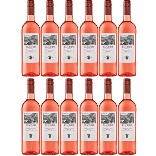 El Coto Rioja Tempranillo DOCa Rosado Roséwein Wein Trocken Spanien I Visando Paket (12 x 0,75l) von El Coto