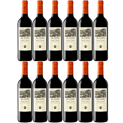 El Coto Tinto Crianza Rioja DOCa Tempranillo Trocken Spanien I Visando Paket (12 x 0,75l) von El Coto