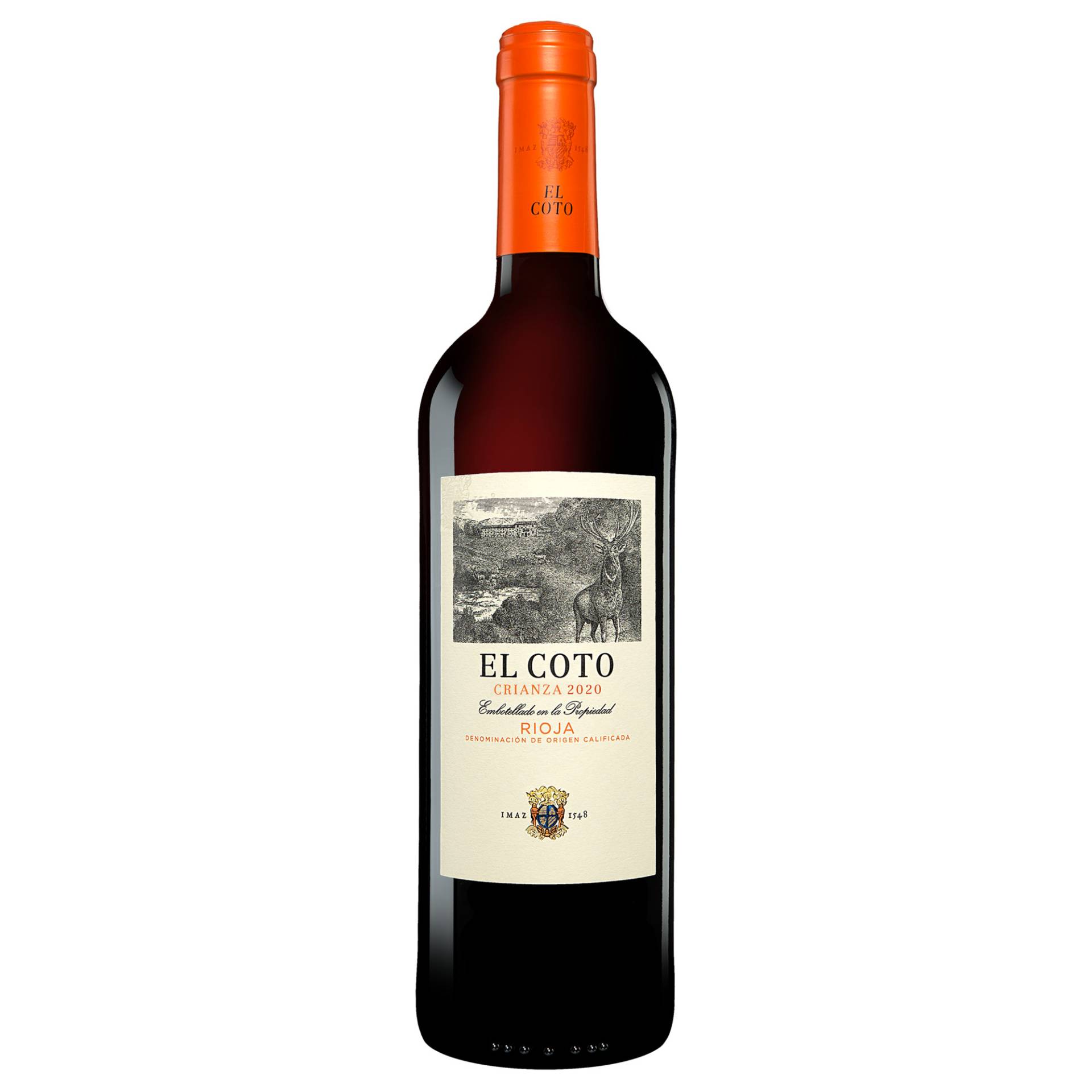 El Coto Crianza 2020  0.75L 13.5% Vol. Rotwein Trocken aus Spanien von El Coto