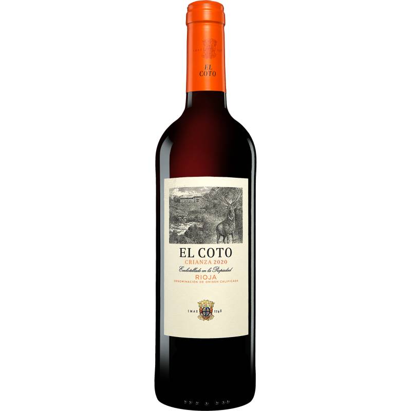 El Coto Crianza 2020  0.75L 13.5% Vol. Rotwein Trocken aus Spanien von El Coto